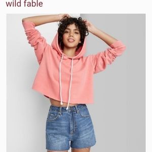 WILD FABLE HIGHESTRISE DISTRESSED MOM SHORTS NWT